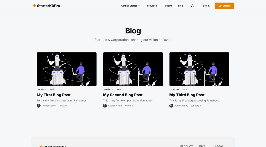 Dynamic Blog Pages feature illustration 1